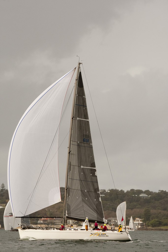 Clear air was Colin Wilson’s silver lining today - Audi Winter Series 2012 © David Brogan www.sailpix.com.au